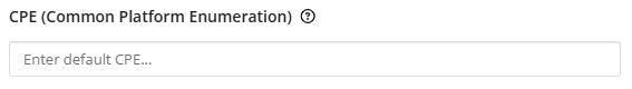 CPE search field